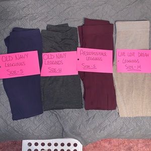 Leggings Sizes small & medium